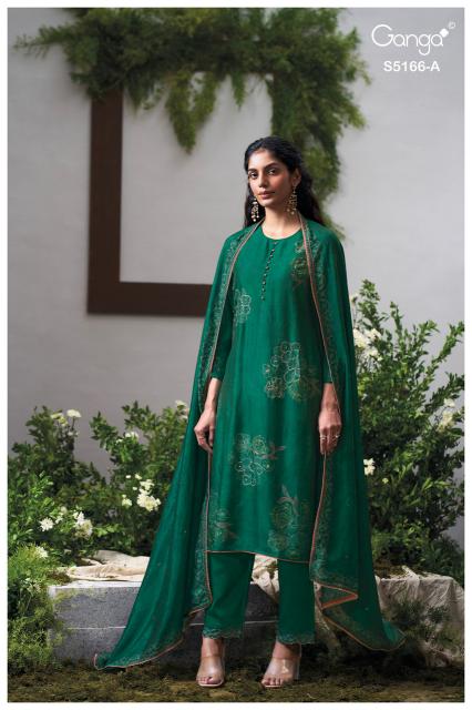 Ganga ines 5166 ladies dress material wholesalers in mumbai